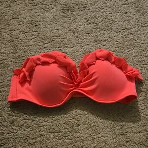 Victoria's Secret Pink Bandeau Bikini Top with Underwire Support